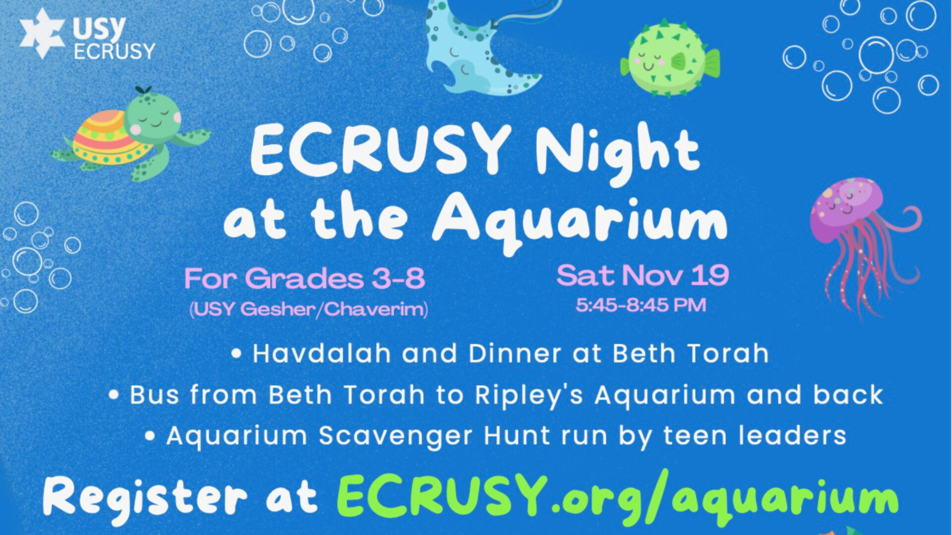 ECRUSY Night at the Aquarium